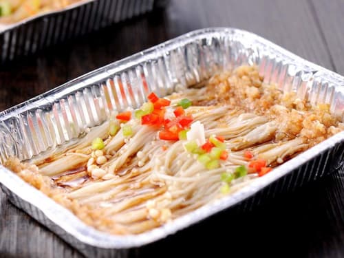 三江锡纸烤金针菇